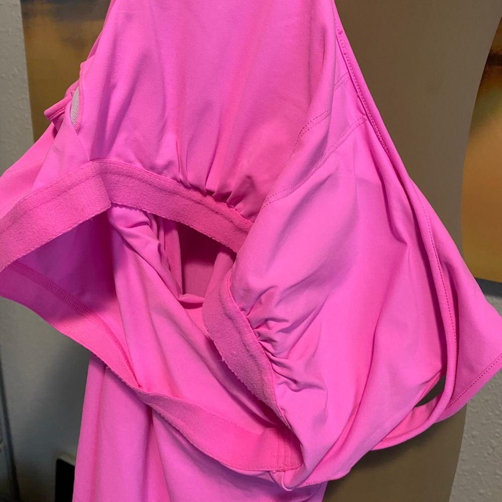 Lilly Pulitzer Tank Top Barbiecore Activewear Women Luxletic Large Pink 001230 - Picture 6 of 7